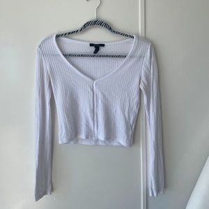 v neck long sleeve